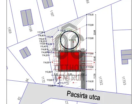 Eladó telek Pócsmegyer, Surány 881 nm