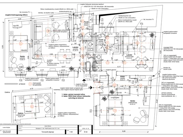 Eladó lakás Budapest V. kerület, Belváros 50 nm