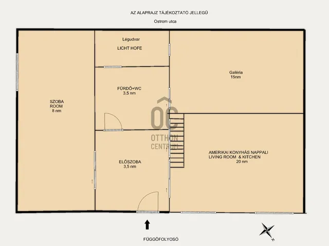 Eladó lakás Budapest I. kerület, Ostrom utca 35 nm
