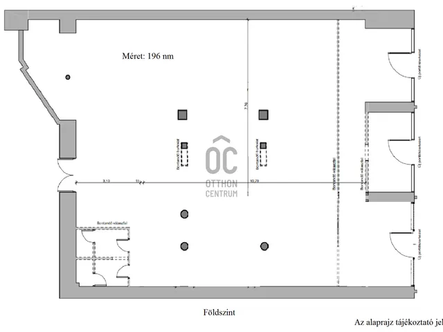 Kiadó kereskedelmi és ipari ingatlan Budapest V. kerület, Belváros 196 nm