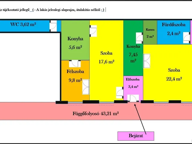 Eladó lakás Budapest VII. kerület, Belső-Erzsébetváros 77 nm
