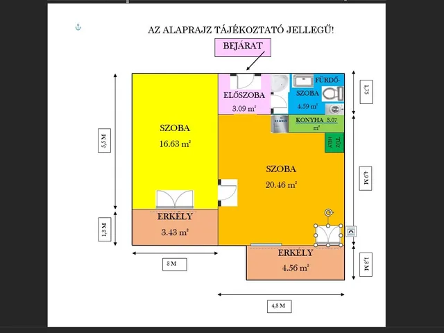 Eladó lakás Budapest X. kerület, Felsőrákos, Halas utca 6 48 nm