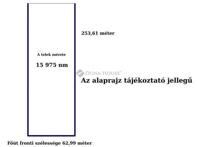 Eladó telek Ócsa 15975 nm