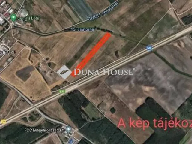 Eladó telek Gyál 10804 nm