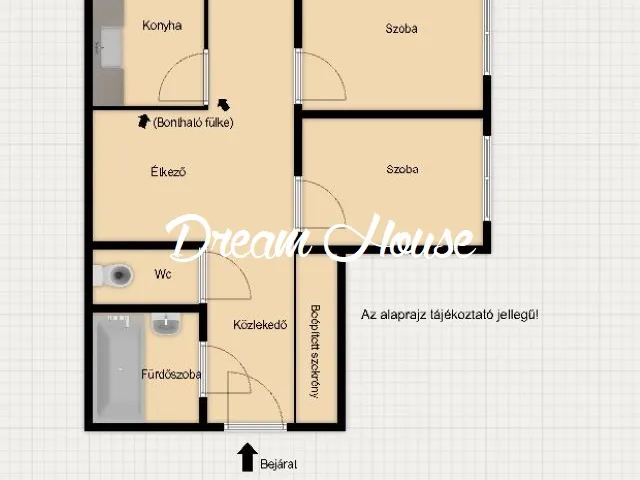 Eladó lakás Nyíregyháza, Érkert, Toldi 54 nm