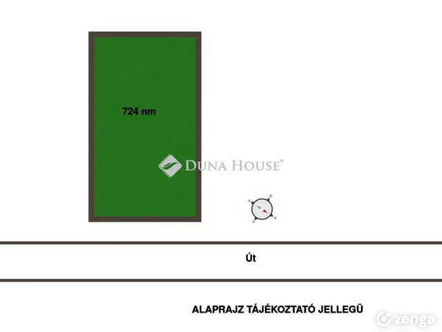 Eladó telek Budajenő 724 nm