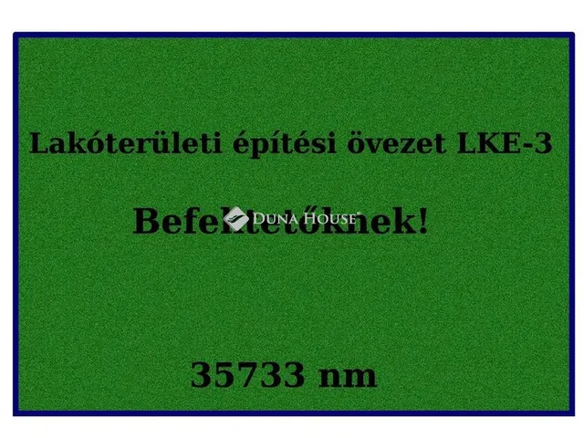Eladó telek Monor, Halas utca 35733 nm