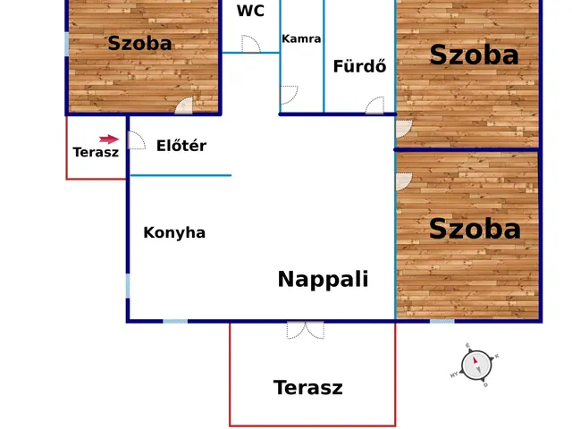 Eladó ház Kiskunlacháza 80 nm