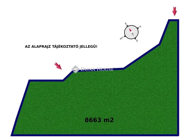 Eladó telek Tápióbicske 8663 nm