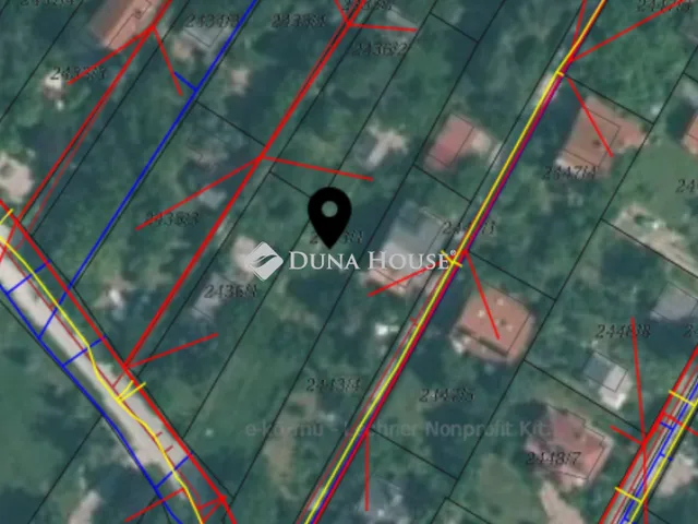 Eladó telek Pilisborosjenő, Ezüsthegyi út 1041 nm
