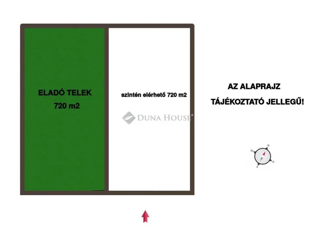 Eladó telek Dabas 720 nm