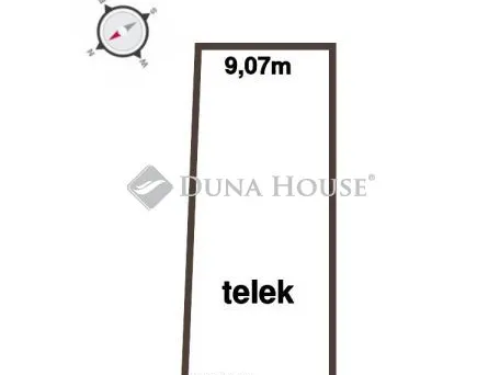 Eladó telek Taksony 906 nm