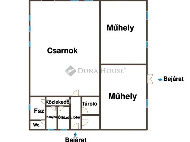 Eladó kereskedelmi és ipari ingatlan Kisapostag 428 nm