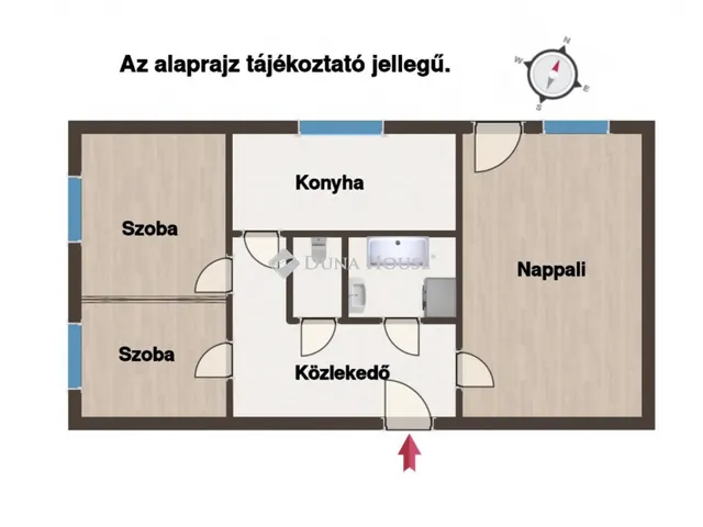 Kiadó lakás Budapest XI. kerület 53 nm