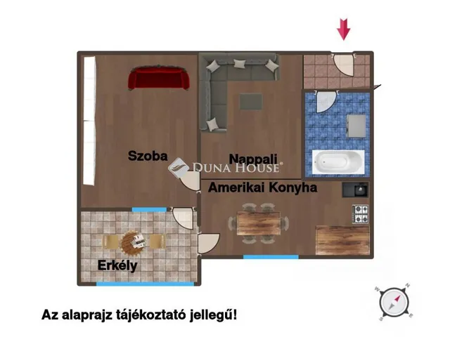 Kiadó lakás Szigetszentmiklós, Csermely utca 42 nm