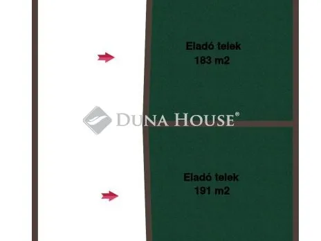 Eladó telek Tápióbicske 191 nm