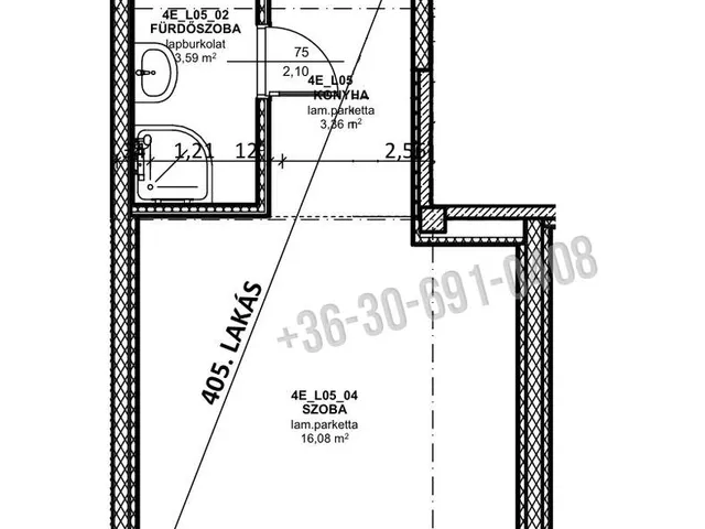 Eladó lakás Budapest IX. kerület, Rehabilitációs terület IX. ker. 24 nm