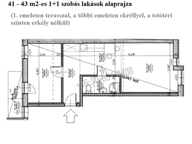 Eladó lakás Budapest IX. kerület, Rehabilitációs terület IX. ker. 43 nm