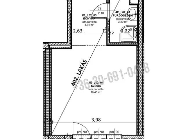 Eladó lakás Budapest IX. kerület, Rehabilitációs terület IX. ker. 24 nm