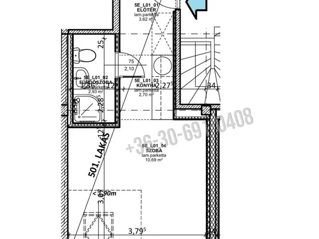 Eladó lakás Budapest IX. kerület, Rehabilitációs terület IX. ker. 22 nm