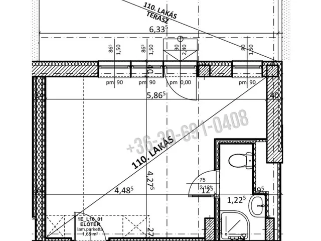 Eladó lakás Budapest IX. kerület, Rehabilitációs terület IX. ker. 24 nm