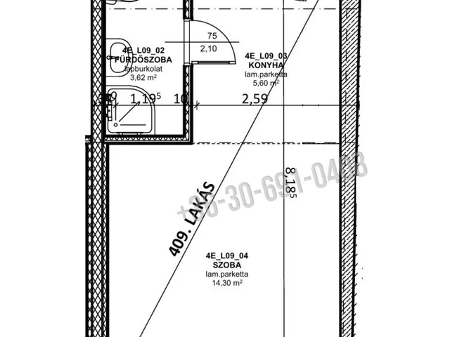 Eladó lakás Budapest IX. kerület, Rehabilitációs terület IX. ker. 25 nm