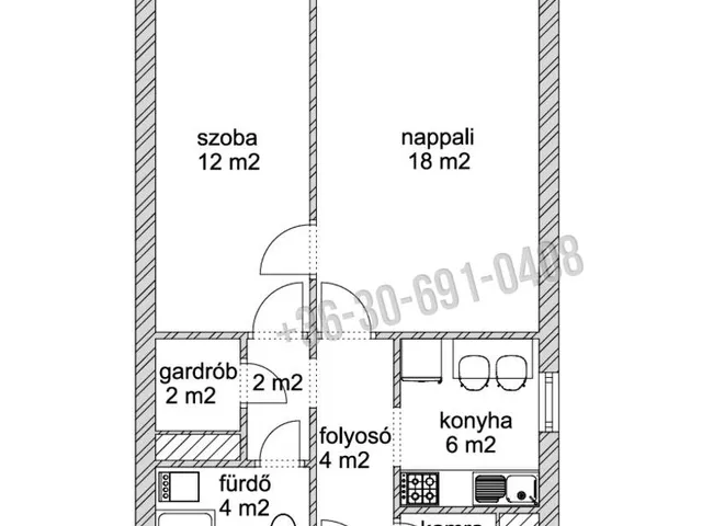 Eladó lakás Budapest XIV. kerület, Alsórákos 55 nm