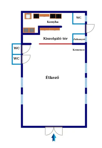 Kiadó kereskedelmi és ipari ingatlan Kecskemét 75 nm