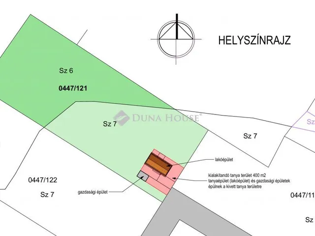 Eladó telek Kecskemét 6465 nm