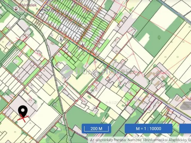 Eladó telek Kecskemét 8300 nm