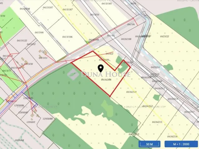 Eladó telek Kecskemét 8682 nm