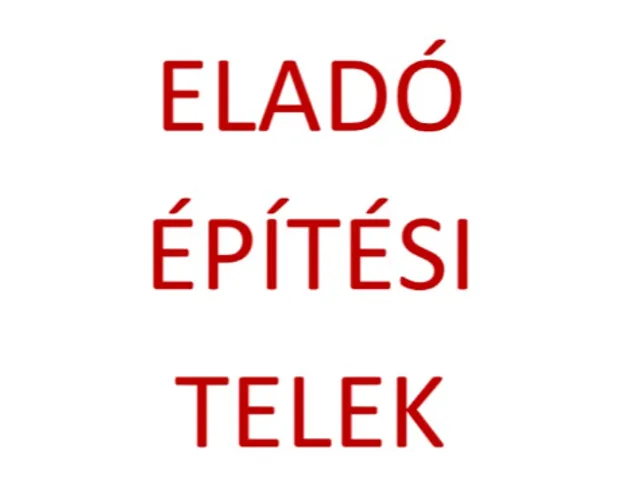 Eladó telek Kecskemét 8562 nm