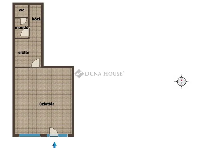 Kiadó kereskedelmi és ipari ingatlan Kecskemét 54 nm