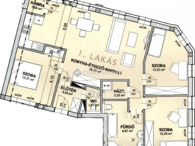 Eladó lakás Kecskemét 96 nm