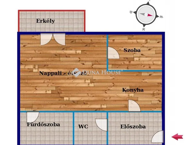 Kiadó lakás Kecskemét, Vályogvető utca 52 nm
