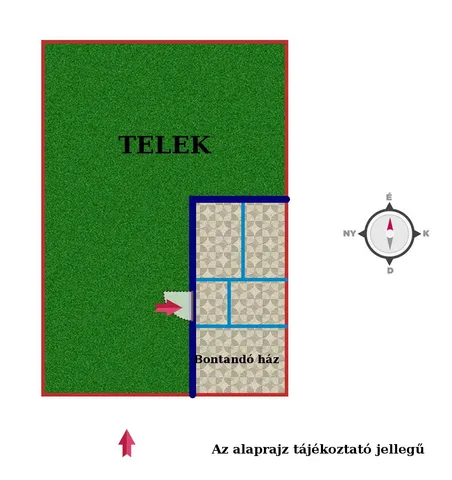 Eladó telek Egyházashetye, Kossuth Lajos utca 1244 nm