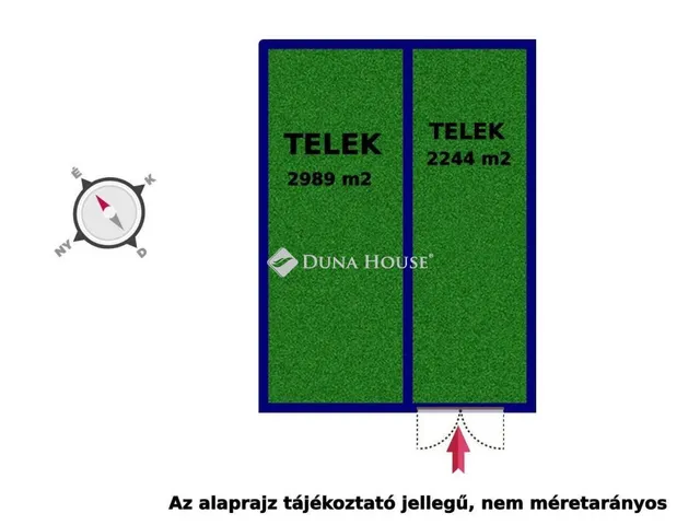 Eladó telek Vasasszonyfa, Rákóczi Ferenc utca 2989 nm