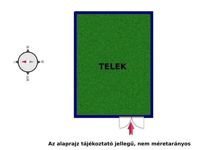 Eladó telek Csipkerek 1194 nm