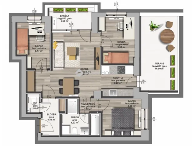 Eladó lakás Zalaegerszeg 80 nm