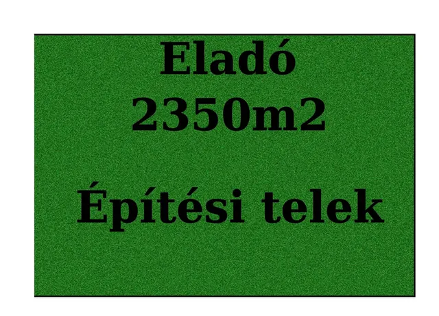 Eladó telek Nyíregyháza 2350 nm