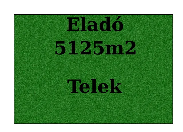 Eladó telek Nyíregyháza 5125 nm