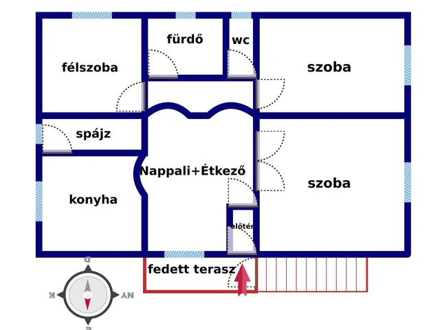 Eladó ház Kemecse 75 nm