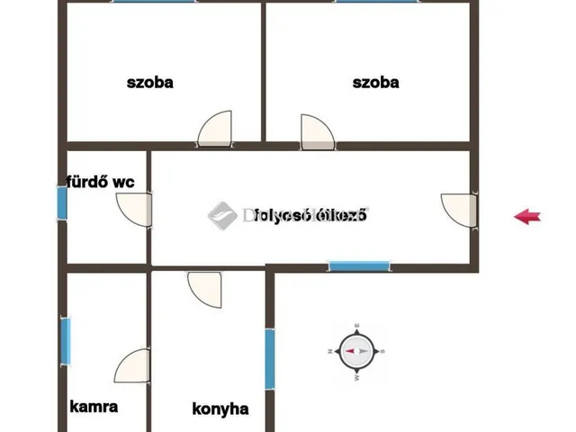 Eladó ház Rakamaz, Petőfi utca 72 nm