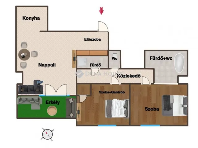 Eladó lakás Budapest XIII. kerület 70 nm