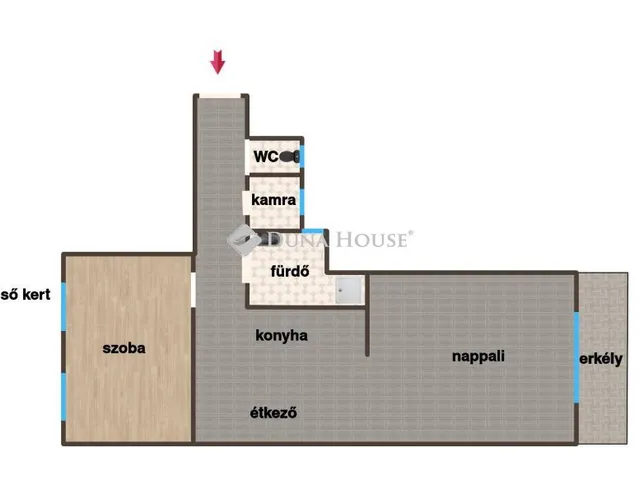 Eladó lakás Budapest I. kerület 61 nm