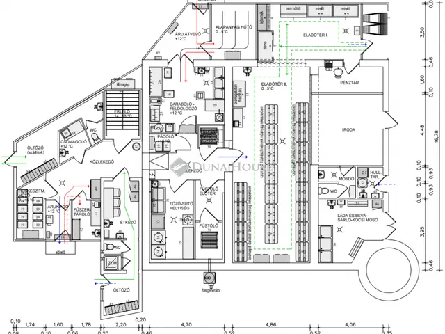 Eladó kereskedelmi és ipari ingatlan Szolnok, Mártírok útja 162 nm