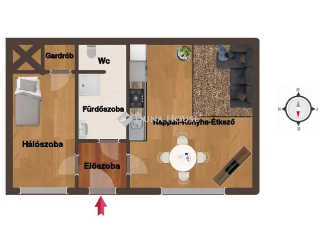 Eladó lakás Budapest IX. kerület, Angyal utca 31 nm