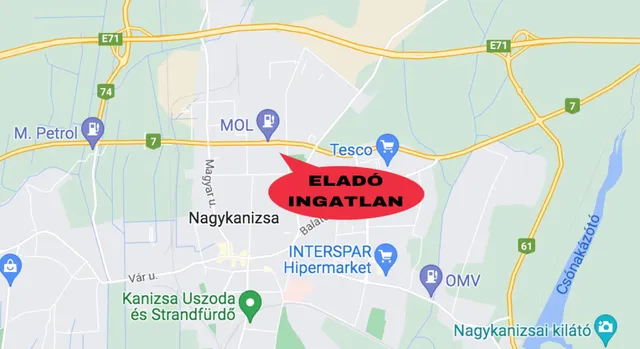 Eladó kereskedelmi és ipari ingatlan Nagykanizsa 2000 nm