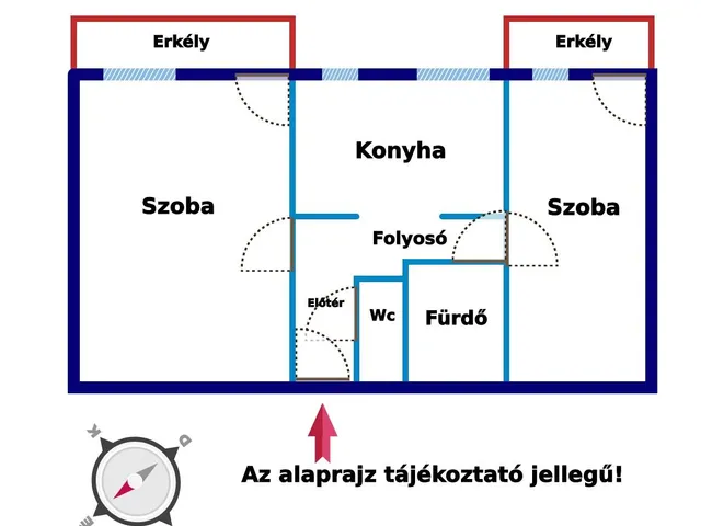 Eladó lakás Nagykanizsa 53 nm