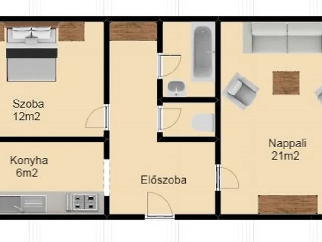 Eladó lakás Veszprém 54 nm